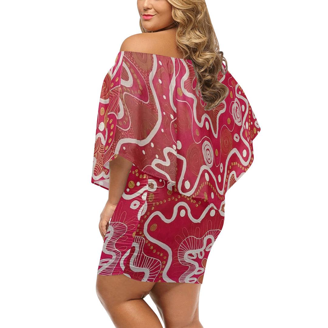"Exquisite Off-the-Shoulder Tube Dress for Women" - Walkaboutgirl 