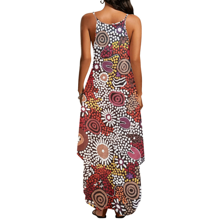 Womens Elegant Sleeveless Party Dress - Walkaboutgirl 