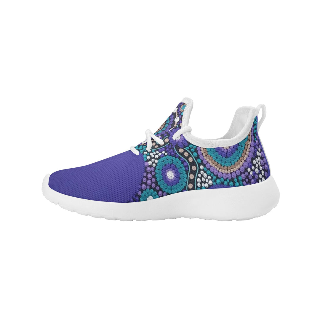 Kids Mesh Knit Sneakers - Walkaboutgirl 