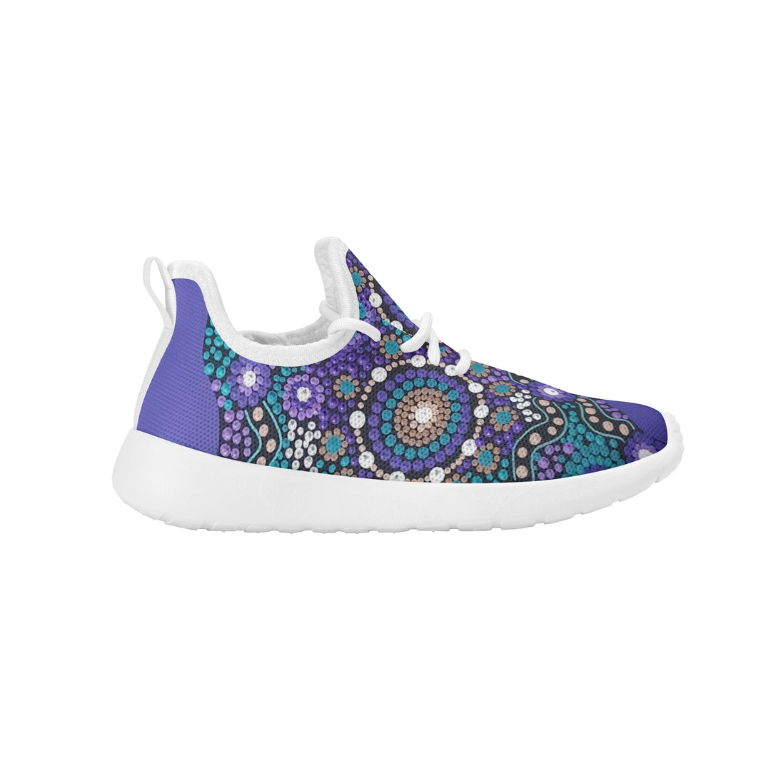 Kids Mesh Knit Sneakers - Walkaboutgirl 