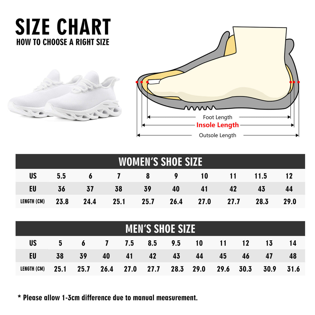 Mens Premium M-sole Sneakers - Walkaboutgirl 