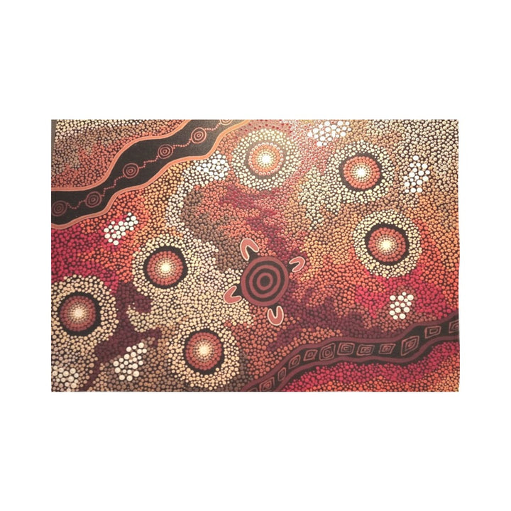 SUNBURNT COUNTRY Cotton Linen Wall Tapestry 90"x 60" COPYRIGHT ©️