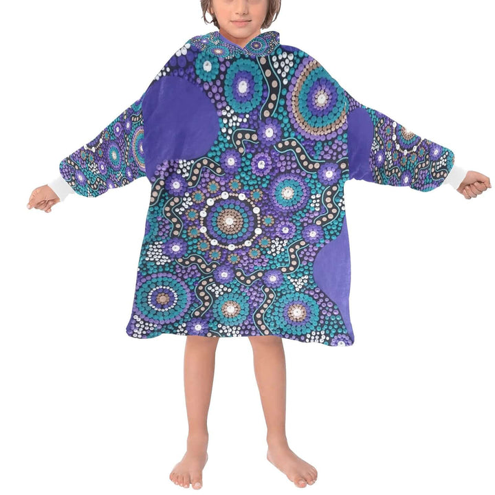 Kids Blanket Hoodie - Cozy Wearable Blanket