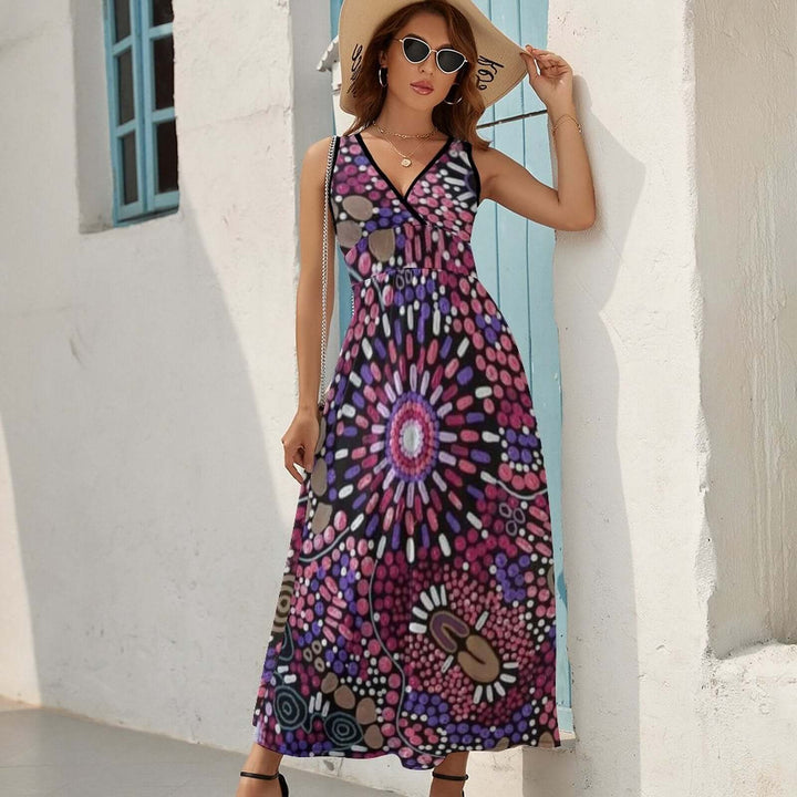 Sleeveless Long Dress  Sleeveless dress - Walkaboutgirl 