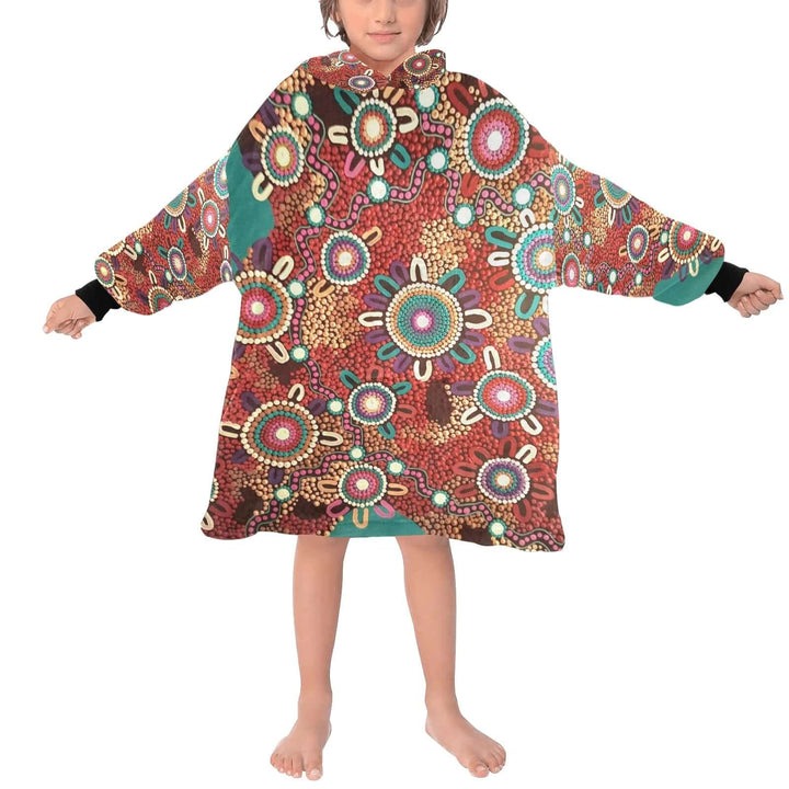 Kids Blanket Hoodie - Cozy Wearable Blanket