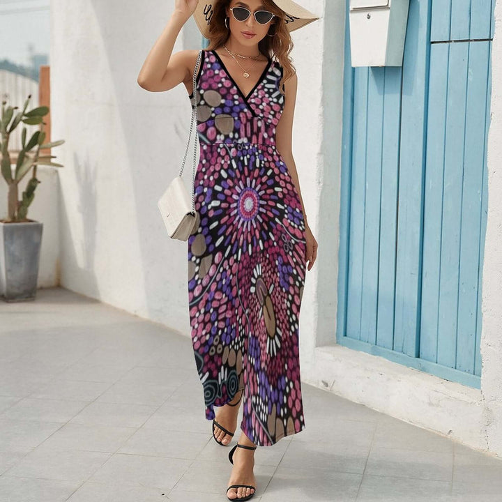 Sleeveless Long Dress  Sleeveless dress - Walkaboutgirl 