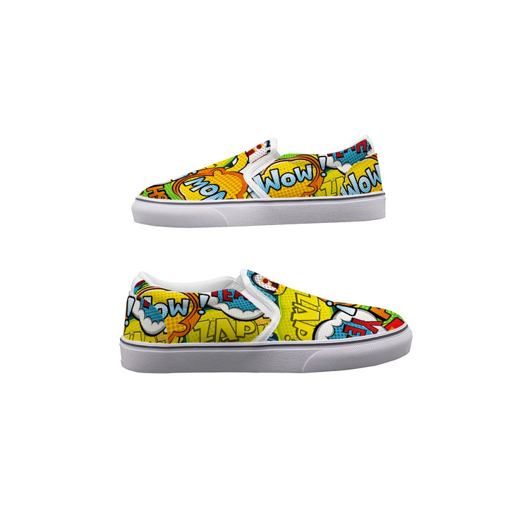 Kid's Slip On Sneakers - Walkaboutgirl 